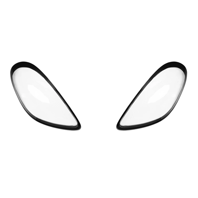 

for Porsche Cayman 981 2013-2016 Headlight Len Cover Headlight Lampshade Replacement Front Light Auto Shell