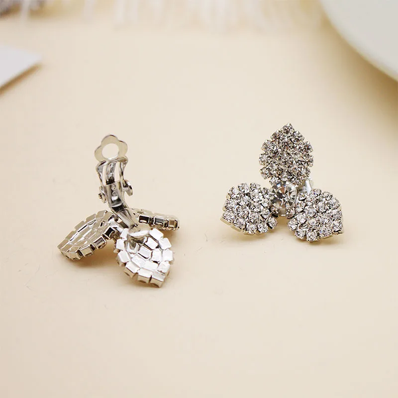 QYY цветы австрийский хрусталь фотоэлемент свадебные клипсы в японском стиле