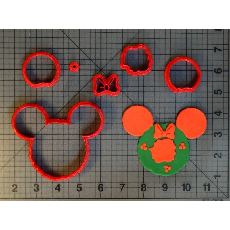 Рождественское украшение Рождественский венок Мики мини мышь конфеты кукуруза