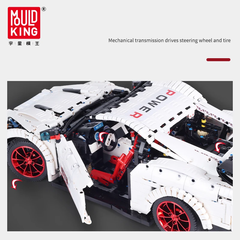 Пресс форма для King 13172 Nissaning GTR автомобиль модель совместима MOC 25326 строительные