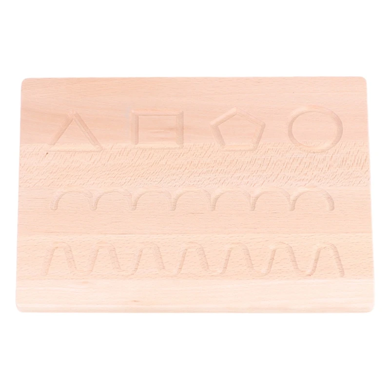 

Wood Alphabet Tracing Board from Montessori Letters Wooden Letters