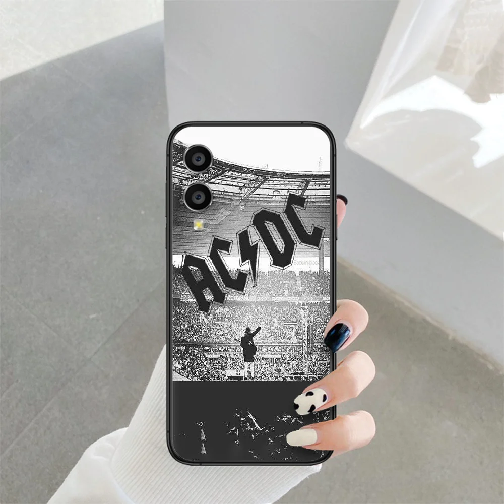 

AC DC band Phone Case For Huawei Honor 6A 7A 7C 8 8A 8X 9 9X 10 10i 20 Lite Pro Play black Funda Fashion Coque 3D Cell Trend