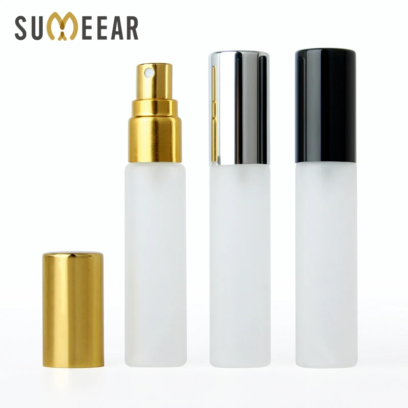 12 шт./лот 10 мл матовое стекло распылитель бутылка многоразового использования