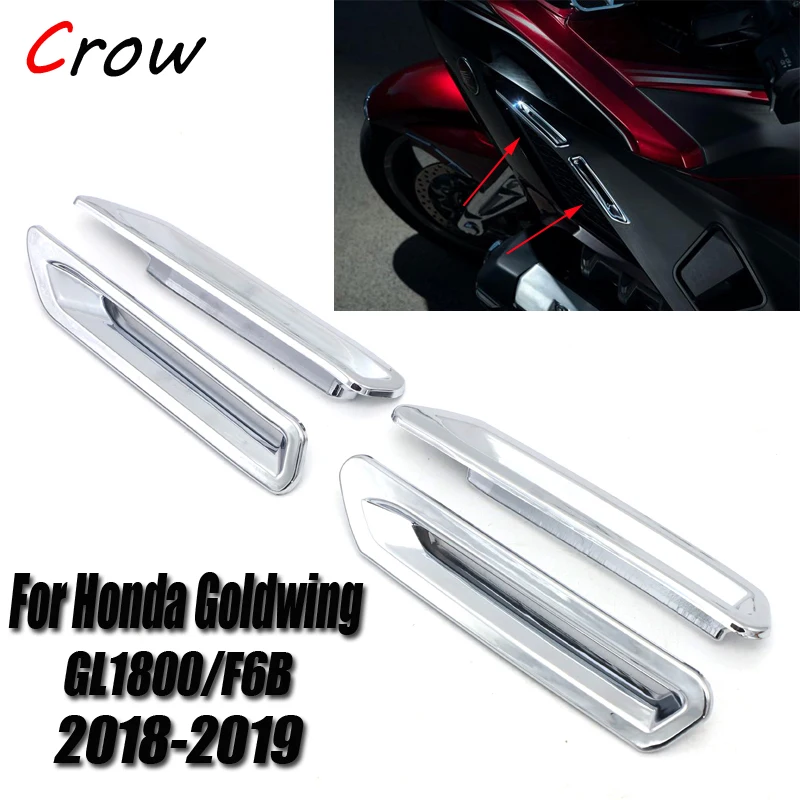 

For Honda Goldwing GL 1800 GL1800 2018 2019 F6B 2018 2019 Motorcycle chrome decorative cover radiator slot trim