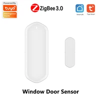 2021 new wireless door open closed detectors app notification alert security alarm tuya zigbee 3 0 smart window door sensor