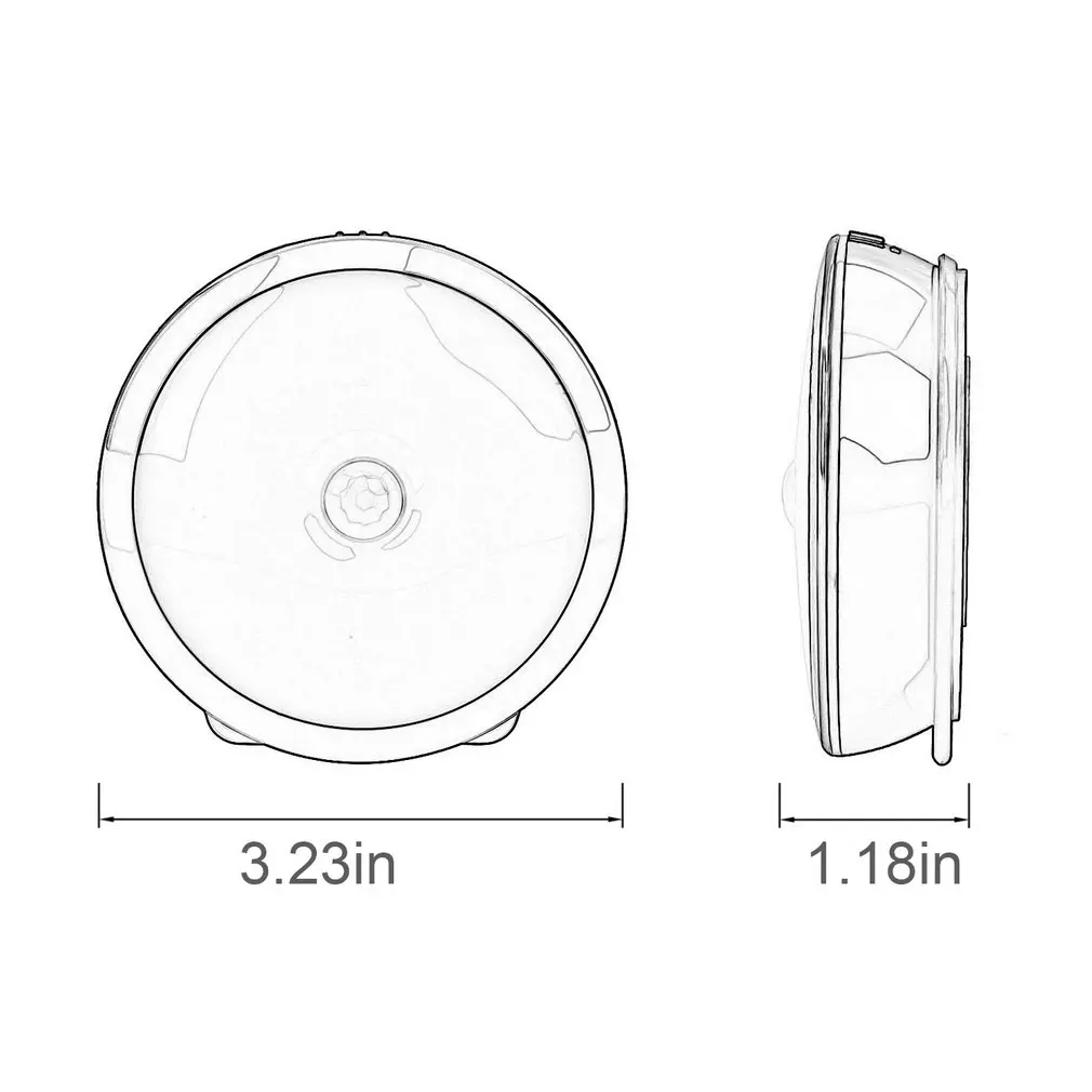 6 светодиодов инфракрасный датчик человеческого тела Ночной светильник