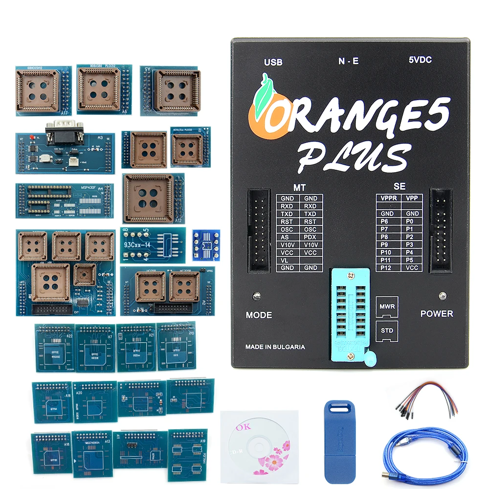 Orange5 Plus V1.35 OEM оранжевый 5 ECU Программатор полный адаптеры универсальный