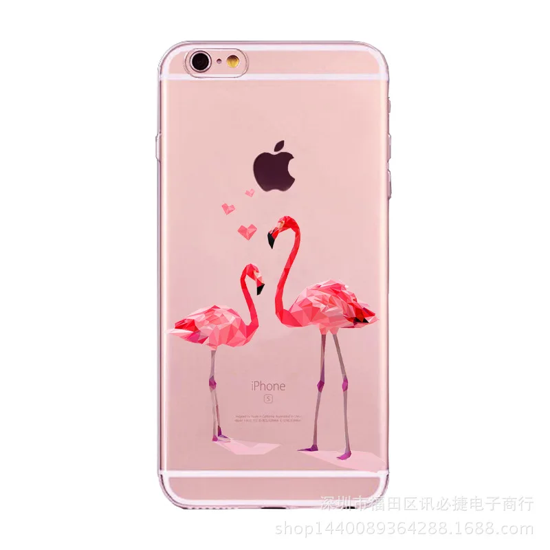 flamingo case for iphone x xs max xr phone cases cute exotic flowers leaves silicone soft cover for iphone 6 6s 7 8 plus covers free global shipping