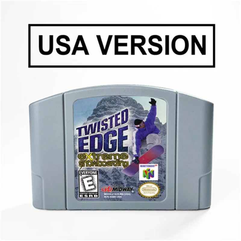 

Twisted Edge Extreme Snowboarding For 64 Bit Video Game Cartridge USA Version NTSC