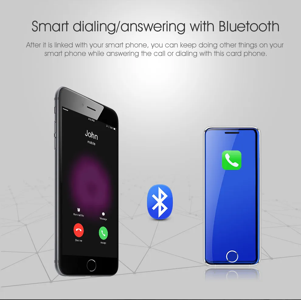 Ulcool V66 Plus, мобильный телефон 1,5", супер мини, ультратонкая карта, роскошный MP3, Bluetooth, номеронабор, мобильный телефон, 500 мАч, сенсорная клавиатура V66