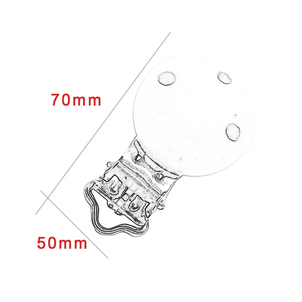 

Portable Size Baby Kids Wooden Beaded Pacifier Holder Clip Nipple Teether Dummy Strap Chain Pacifier Clip Chain