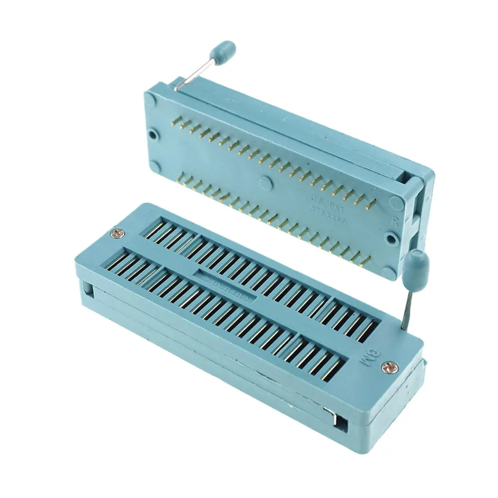 1 шт. тестовая застежка-молния IC DIP ZIF 40-контактный шаг 2 54 мм универсальный