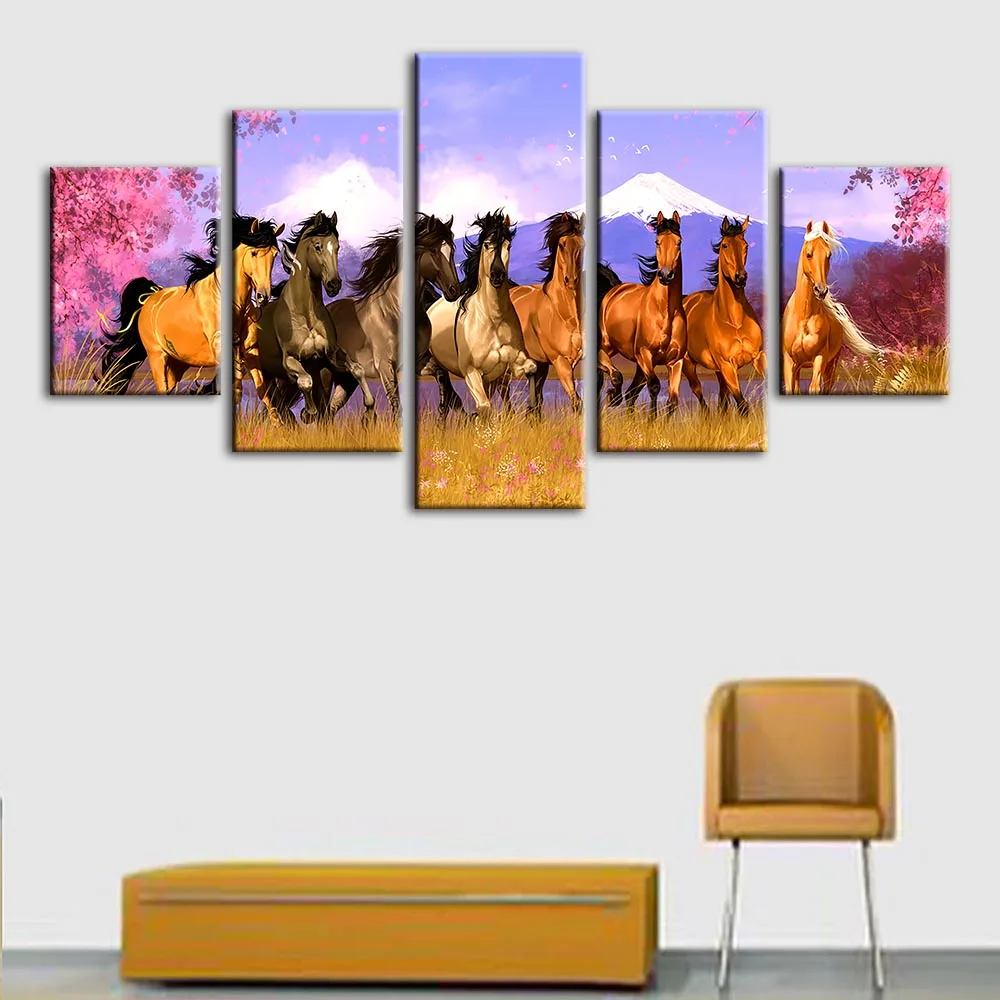 Настенное художественное полотно домашний Декор Картина HD печать 5 панелей