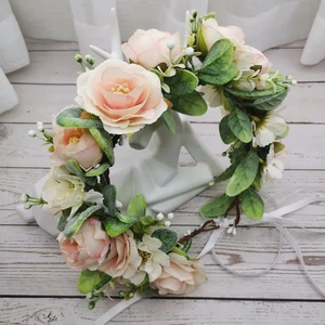 Женская цветочная гирлянда, Свадебный аксессуар для волос с цветами