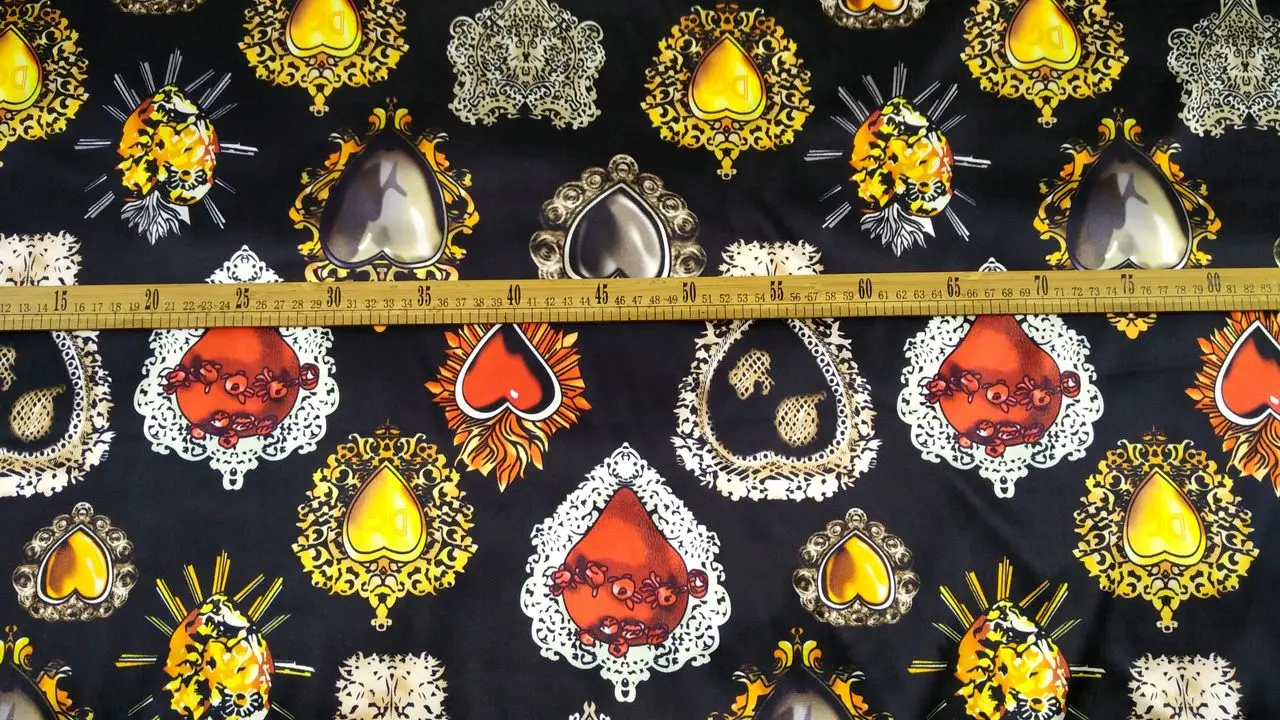 Супер тканый материал Telas для штор Тюлевая блузка платье с принтом сатиновая