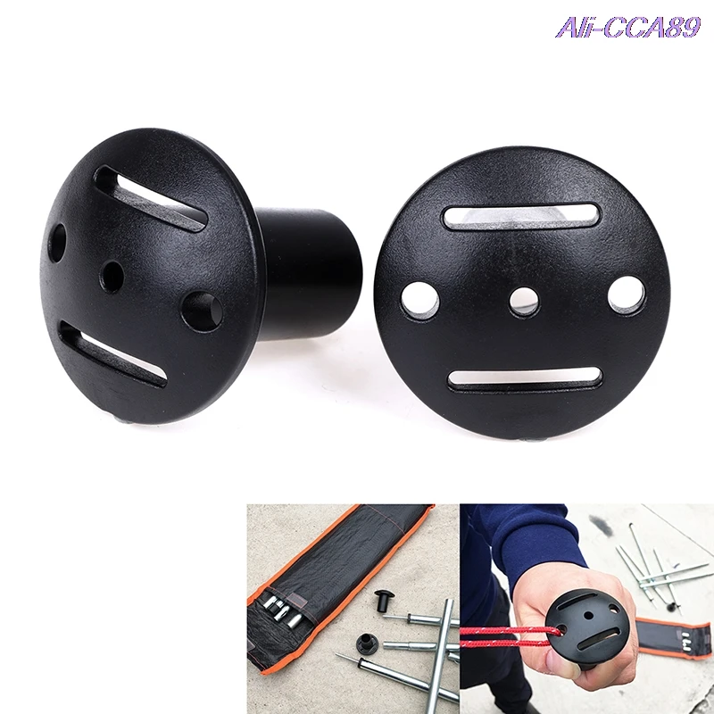 

2Pcs Anti-puncture Plug Cap Alpenstock Support Bar Protective Case Anti-burst Anti-puncture Tent Pole Plastic Helmet