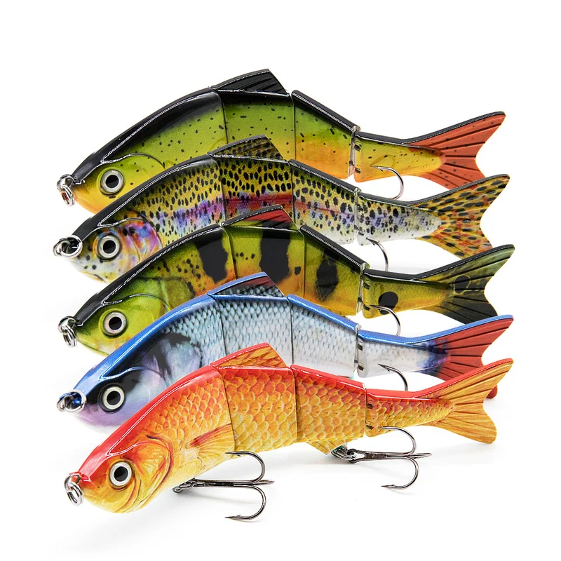 

Salt Water Fishing Lure 4 Segments Artificial Hard Swimbait Sinking Wobblers Fishing Accessories Winter Fishing Trolling Lure