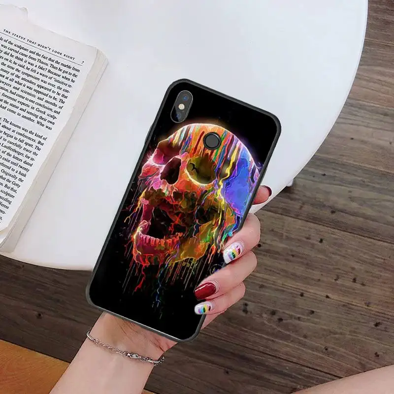

Skull Skeleton Phone Case For xiaomi redmi 9 9a 8 8a 7 7a k30 k30pro k20 k20pro mi 9 9t 9se 10 10pro 10lite coque