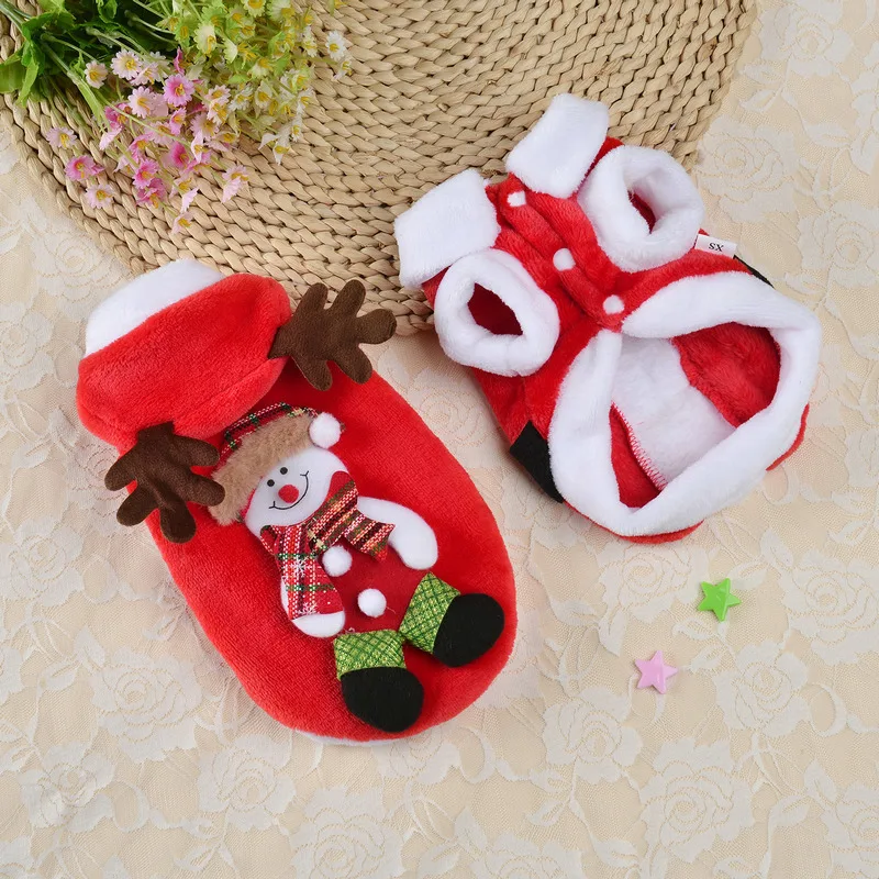

M Code L CodeSmall Dog Christmas Costumes Pet Clothes Teddy Dog Cat