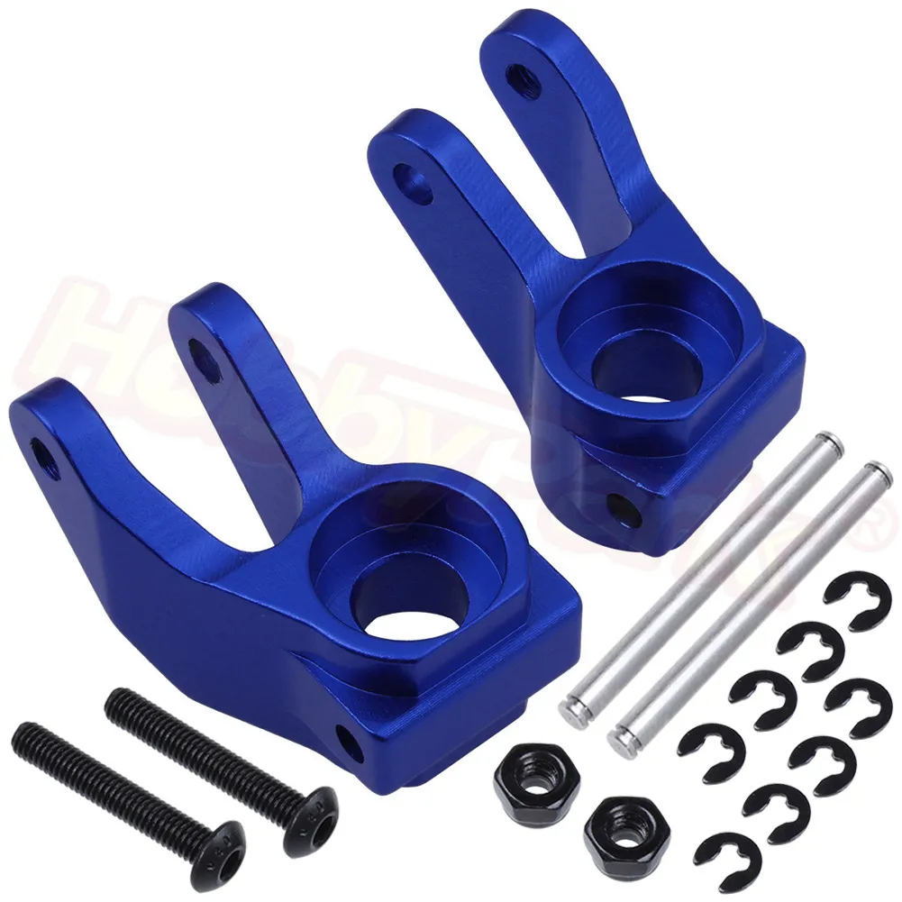 Navy Blue 7866 Алюминиевые блоки переднего руля для Traxxas Slash 2WD1/10 короткий ход/Stampede 2WD/Rustler VXL 3736 Запчасти для обновления - Цвет: Navy Blue 7866