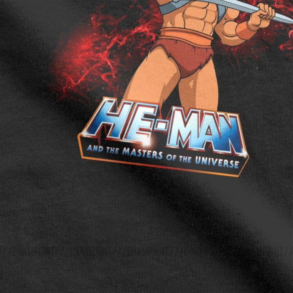 Мужская футболка He Man Masters Of The Universe винтажные футболки из чистого хлопка с