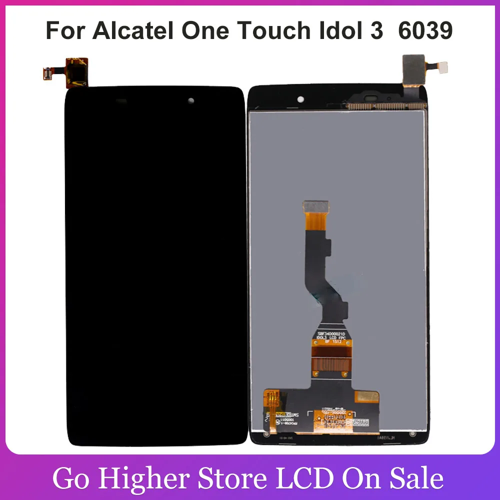 4.5'' For Alcatel One Touch Idol 3 6039 OT6039 6039A 6039K 6039Y LCD Display Digitizer Screen Panel Assembly + Frame | Мобильные