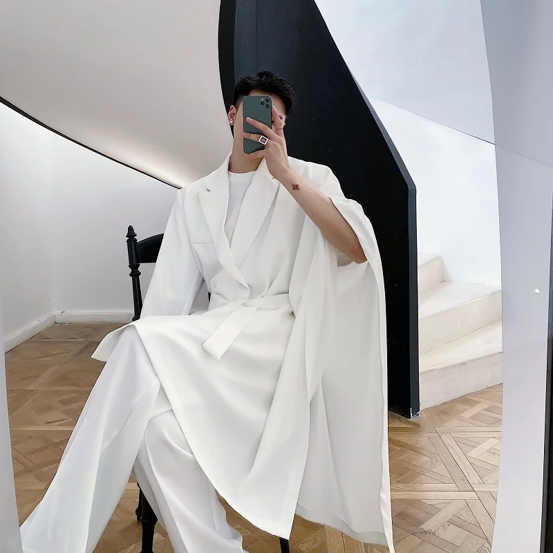 

Stage hairstylist suit casual suit personality coat