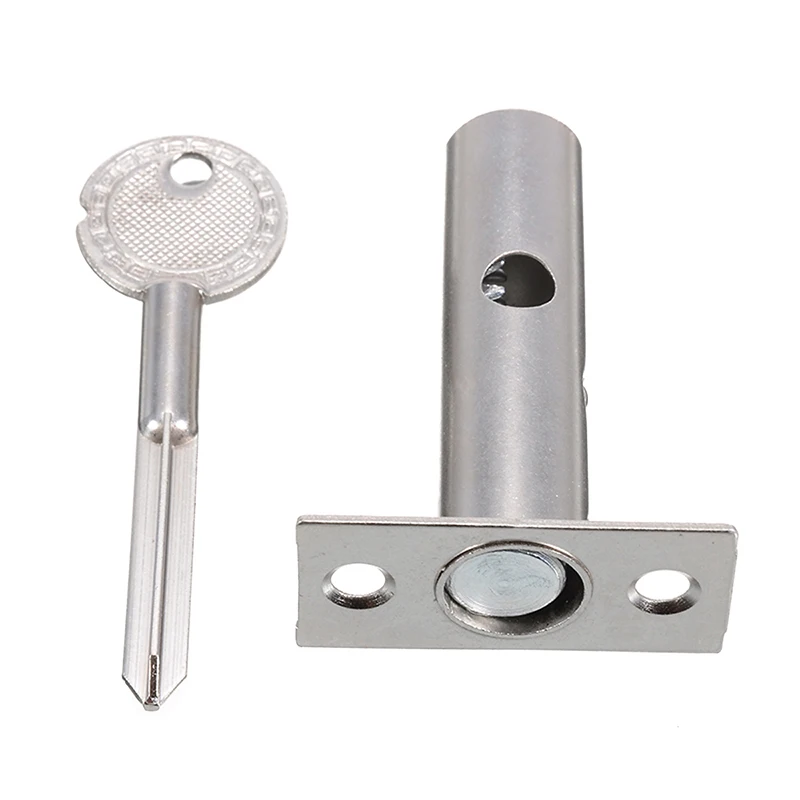 1 Set Stainless Steel Iron Security Door Bolts With Fitting Star Key Secure Strong Dead Lock Pipe Well | Обустройство дома
