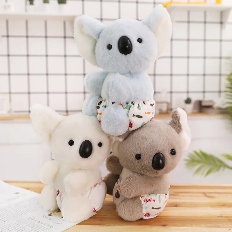 

Новинка, лидер продаж, Мультяшные милые плюшевые игрушки коала, Модная креативная Мягкая кукла-животное, комфортная кукла для детей, праздн...