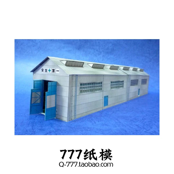 

1:150 1:100 Japanese Architecture Scene 45 3D Paper Model Garage Paper Model N Scale Railway Sand Table Children Educational Toy