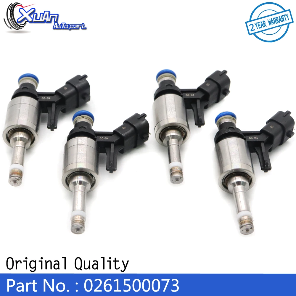 XUAN 0261500073 Топливная форсунка для BMW 1 3 F20 F21 F30 F31 Citroen C4 C5 DS3 Peugeot MINI Cooper Direct 1.6L 0261500029 |