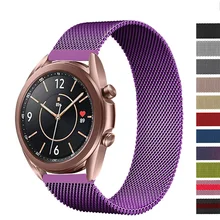 Magnetic strap For Samsung Galaxy watch 3 Active 2 45/41mm 46/42mm Gear S3 Frontier bracelet Correa Huawei GT/2/2e band 20/22mm