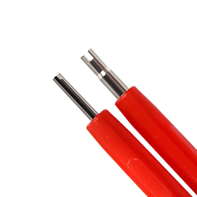 

1PC Car Bicycle Tire Core Stems Remover Tool Slotted Handle Screwdriver Tire Repair Install Accessories