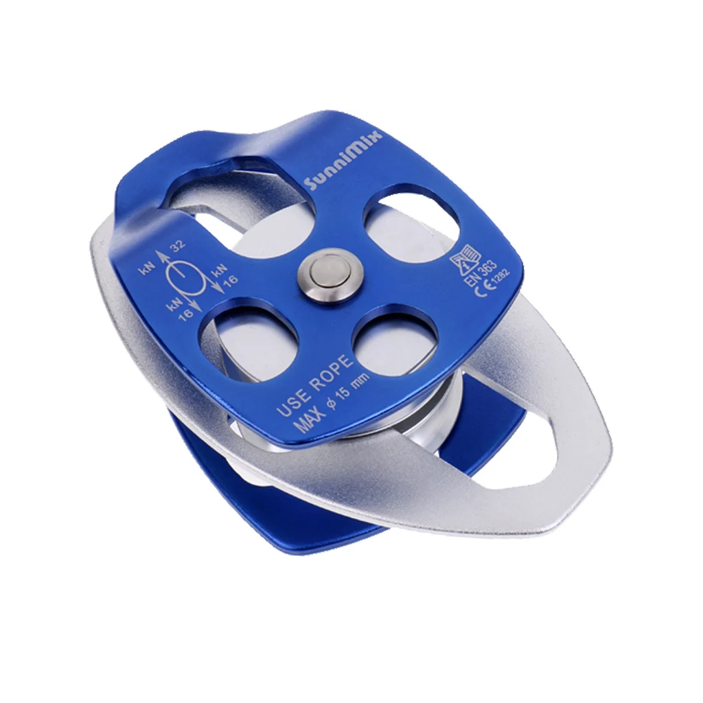 Открытый Pro 32KN альпинистские арбористские такелажные спасательные двойные