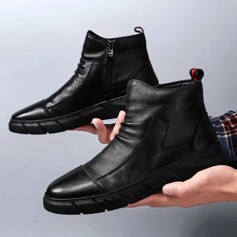 Dream Footwear Industry The Explosion Cotton-padded Shoes High Help Martin |