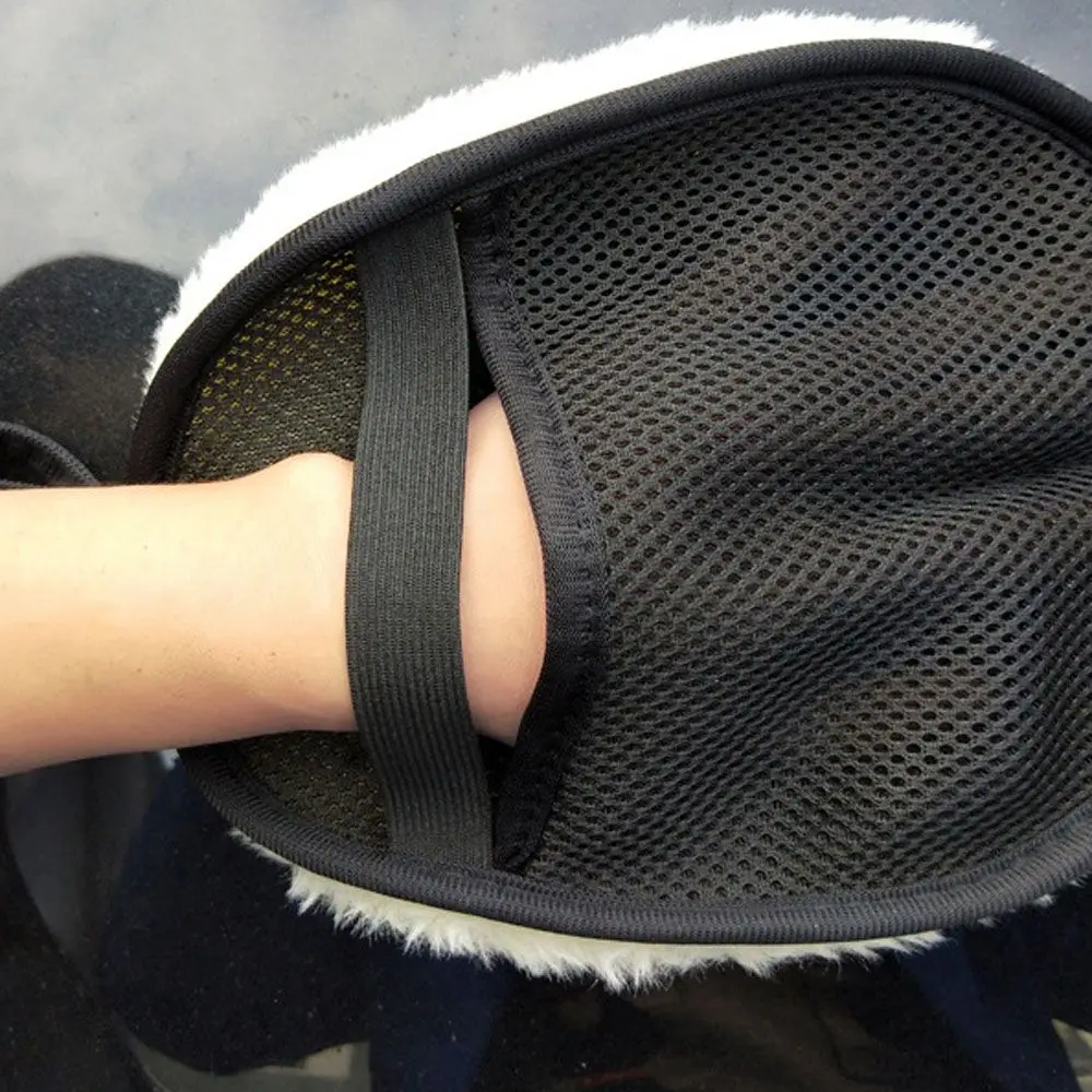 1 шт. мягкие перчатки из искусственной шерсти для мытья автомобиля щетка чистки