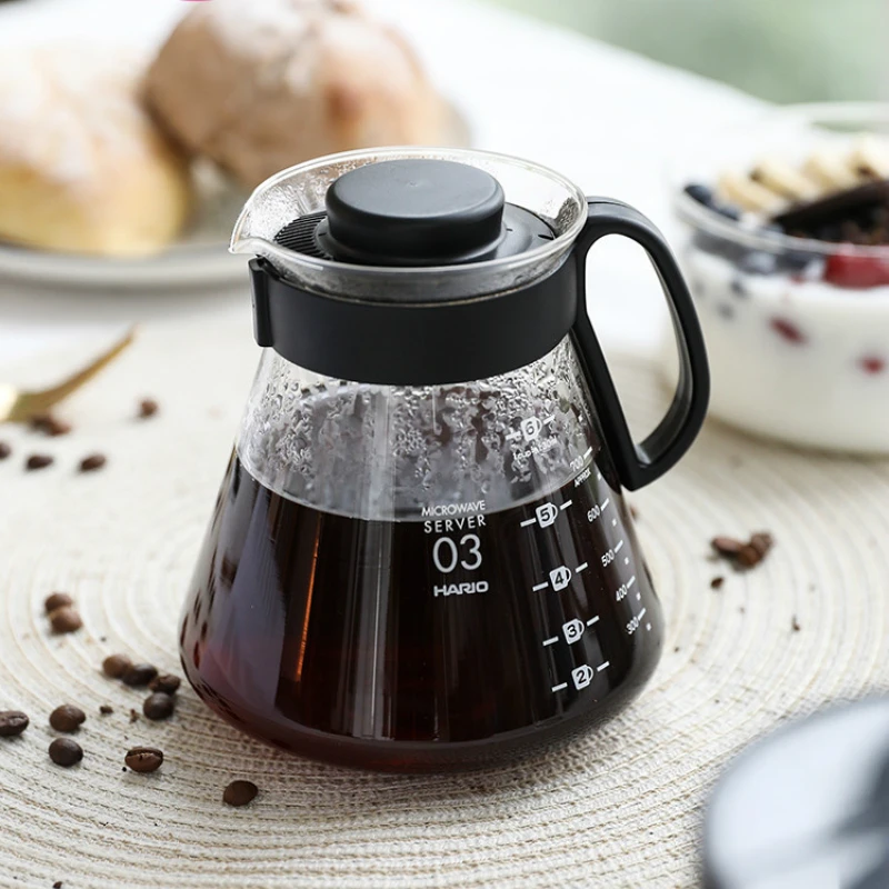 Япония Hario V60 Pour Over Glass кофейная сеть капельная Кофеварка кофейник чайник бариста