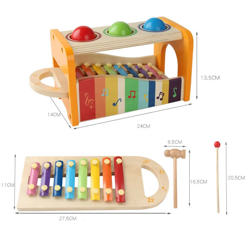 

Music children's early education music educational piano piling baby toys percussion toys safe and environmentally friendly wood