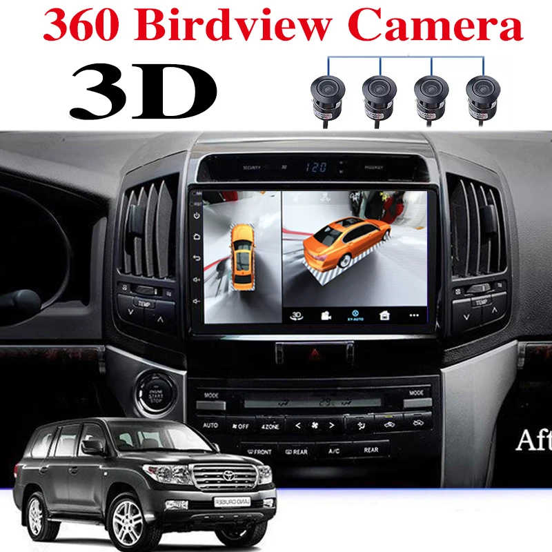 

For TOYTOA Land Cruiser Roraima LC200 2007~2015 Car Multimedia GPS Radio Navigation NAVI Player CarPlay 360 BirdView 3D