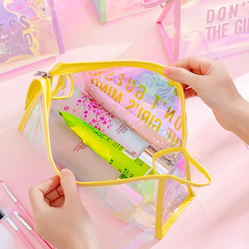 YALIAIO разноцветная декоративная косметика Чехлы лазерные косметички женские