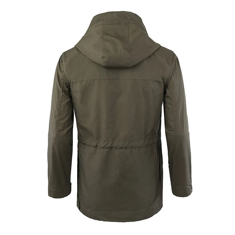 

Military Camouflage Jacket Men Spring Autumn Army Field Tactical Windbreaker Waterproof Jacket Trench Hooded Coat Men's Clothing