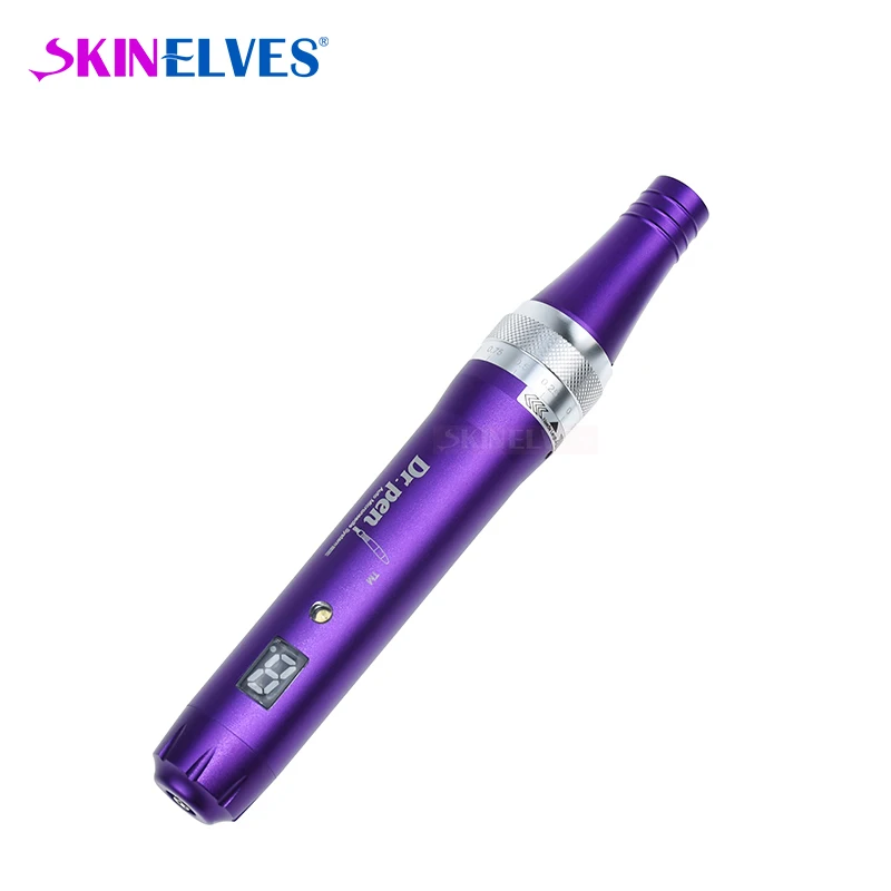Dr pen X5 Новый беспроводной микро иглы цифровой ЖК-дисплей Дерма ручка