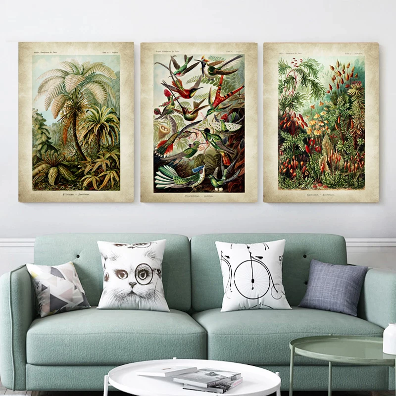 

Абстрактные природные тропические джунгли настенные картины на холсте скандинавские постеры с принтом для гостиной спальни коридора Деко...