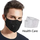 1 шт. хлопковая маска для губ с прослойкой многоразовая воздушно-Очищающая маска для лица с изображением рта для взрослых может быть очищена в упаковке