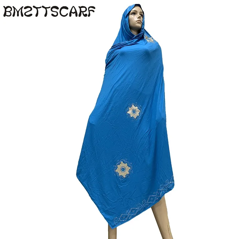 100% мягкий хлопковый шарф кашха для африканских мусульманских женщин Дубай