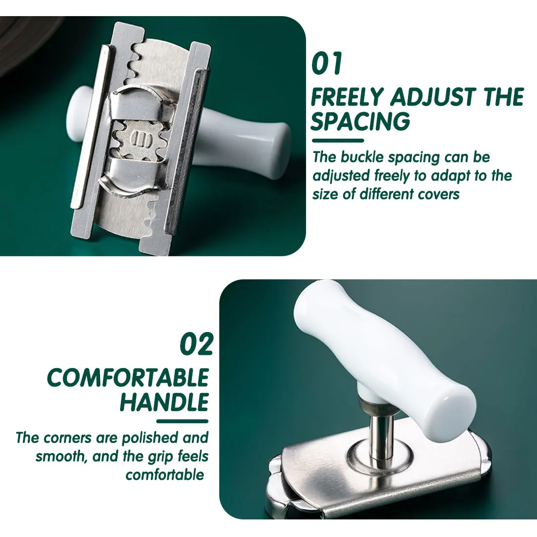

Adjustable Bottle Opener Jar Opener Stainless Steel Lids off Jar Opener Can Opener for 1-4 inches Kitchen Gadget