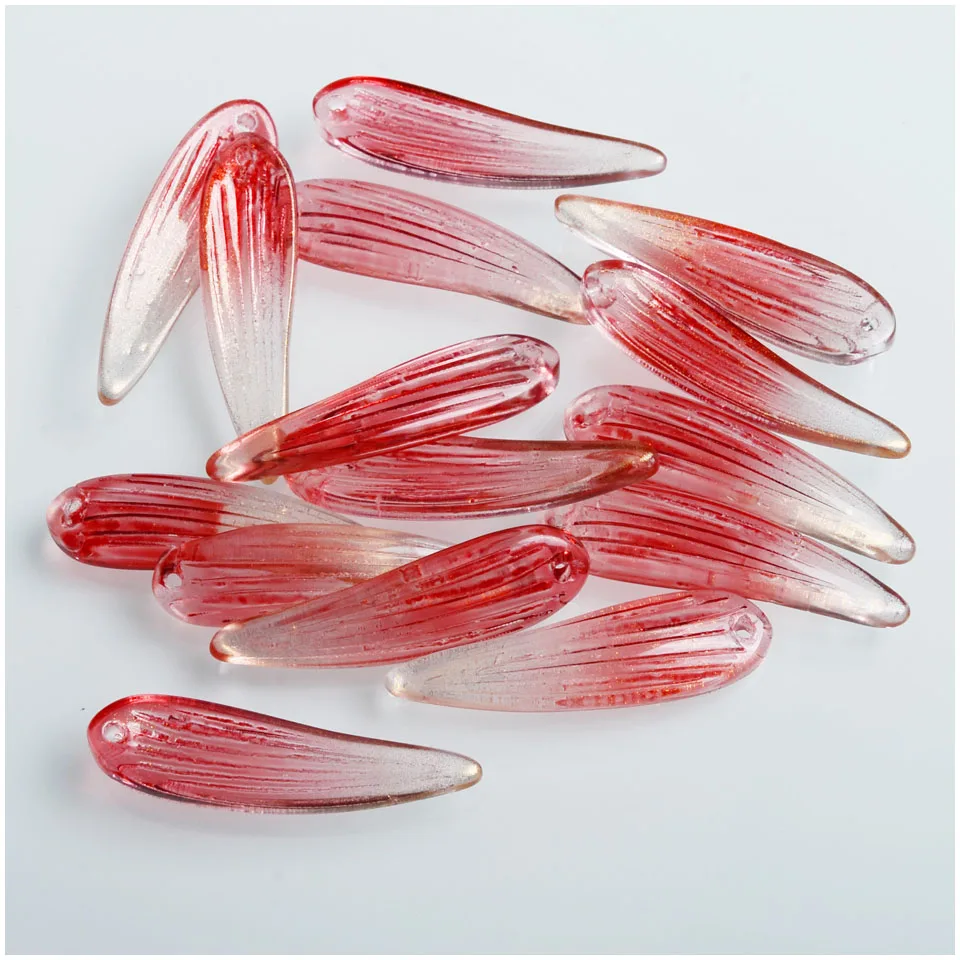 Красные свободные бусины больше дизайнов доступны DIY Кристальные лепестки