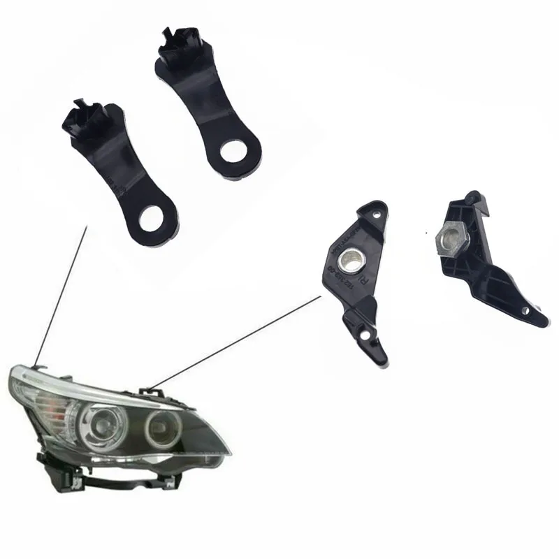 

Front Headlight Headlamp Repair Kit Bracket Fixed Clip for BMW 5 Series E60 E61 63126949634 63126949633 63126941478 63126942478