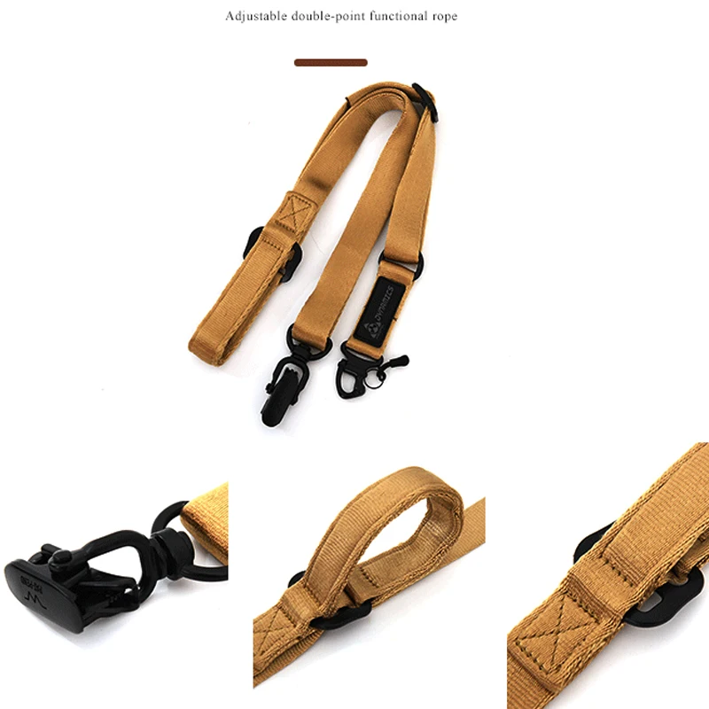 Тактический ремень для ружья 2-точечный металлический ремешок оружия армейская