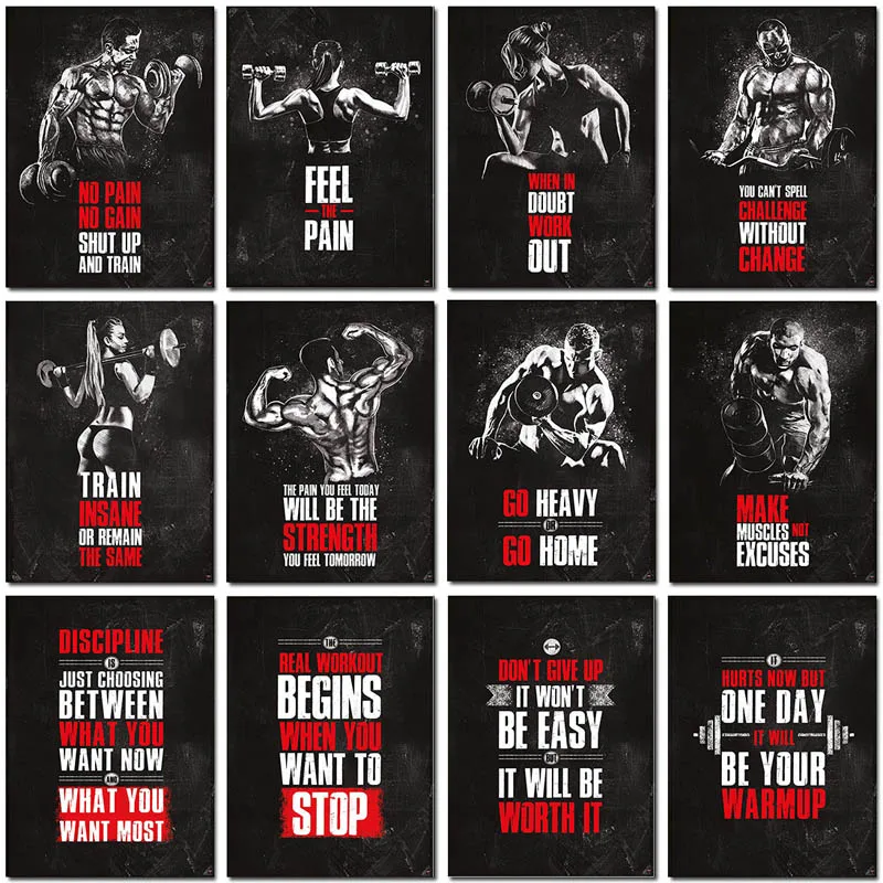 

Sport Fitness Diamond Painting 5D DIY Diamond Painting Cross Stitch Embroidery Diamond Mosaic Art Muscle Gym Room Decor